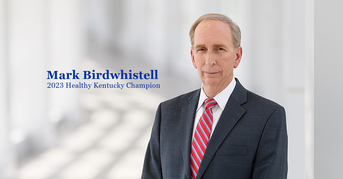 UK HealthCare's Mark Birdwhistell, recognized as a 2023 Healthy Kentucky Champion