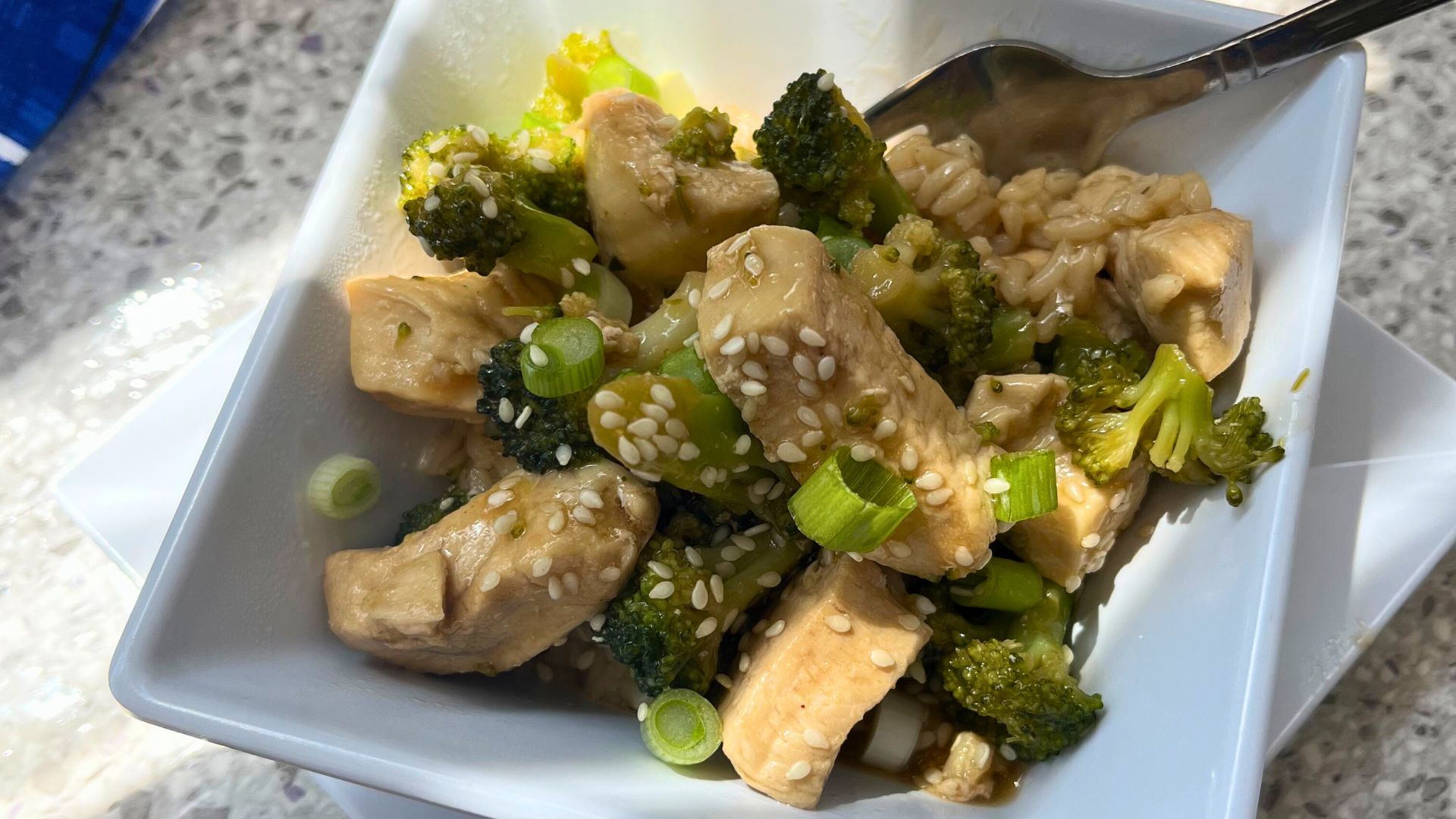 Honey sesame chicken recipe pic