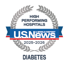 US News & World Report, High Performing Hospitals, 2025-2026, Diabetes