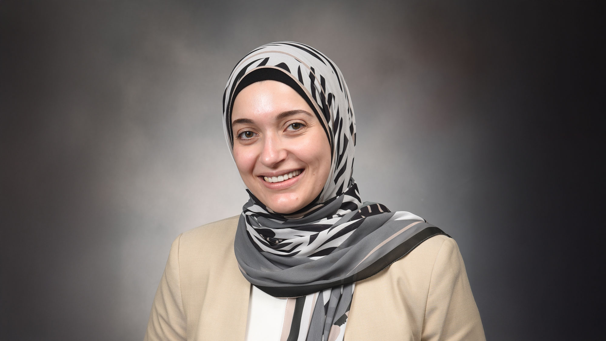 Dr. Nouran Sorour poses for a portrait
