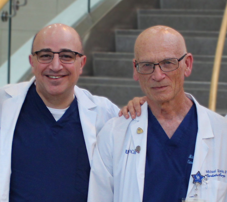Dr. Hassan Reda with Dr. Michael Sekela
