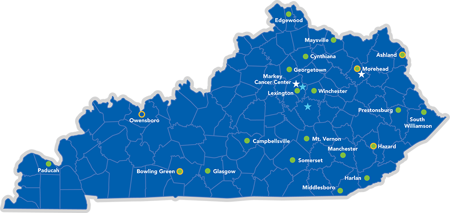 Markey Cancer Center Network - Affiliates and Research Locations