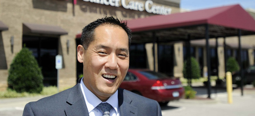 Chandler Park, MD, provides valuable insights as a treating physician and also gathers knowledge on the latest cancer treatment options that he can 24 Markey Cancer Center take back to his team at HMH.
