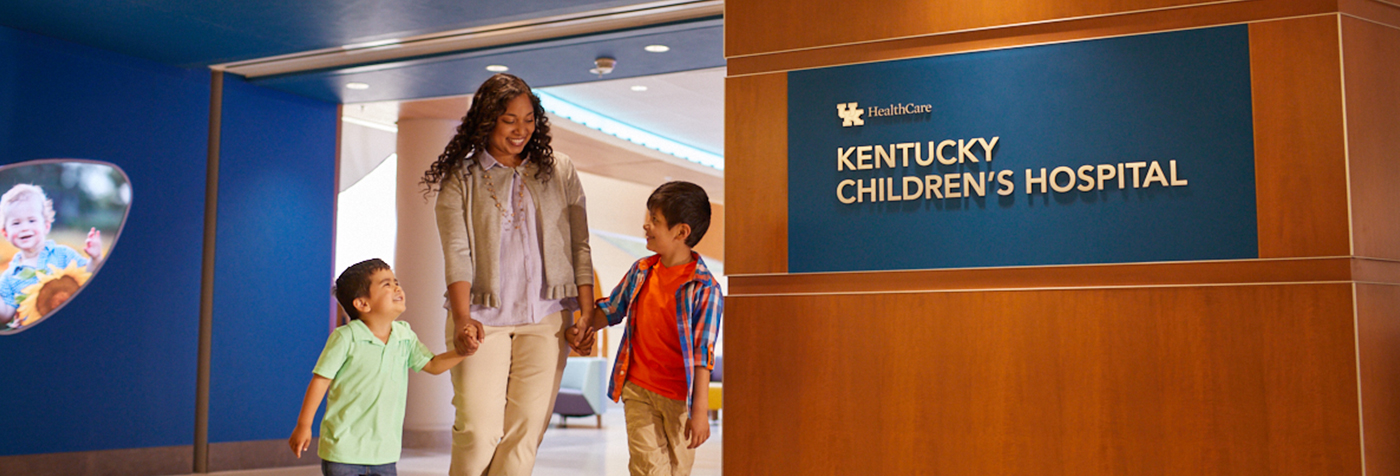 Family at Kentucky Children's Hospital