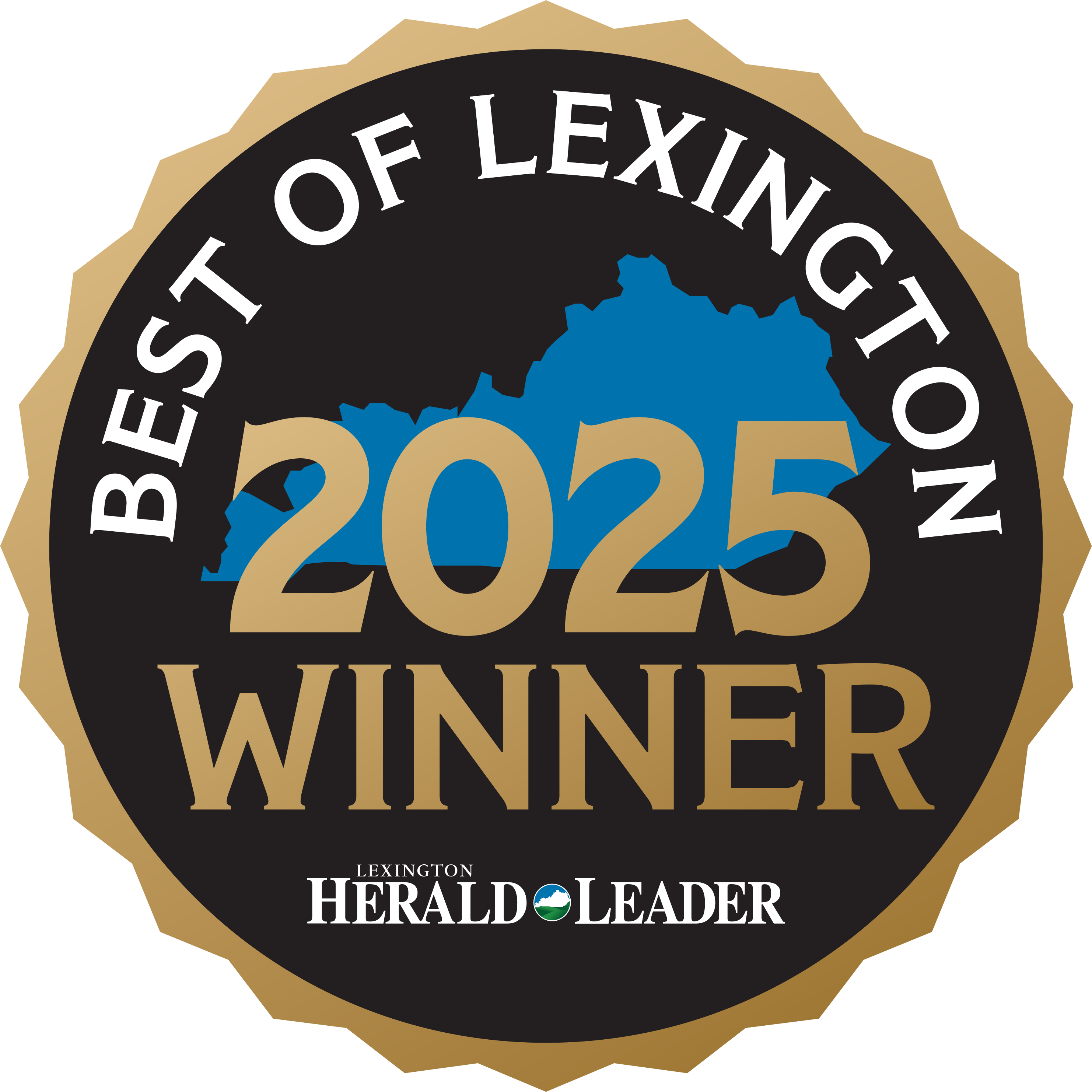 Gold Best of Lexington 2025 award