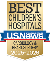 US News & World Report Best Children's Hospitals, Cardiology & Heart Surgery, 2025-2026