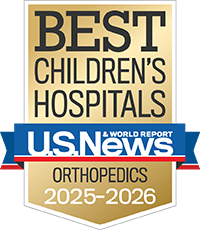 US News & World Report Best Children's Hospitals, Orthopedics, 2025-2026