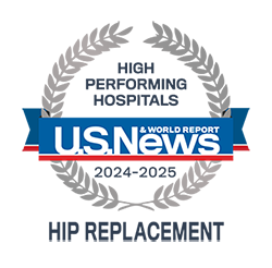 U.S. News & World Report High Performing Hospitals, 2024-2025 - Hip Replacement