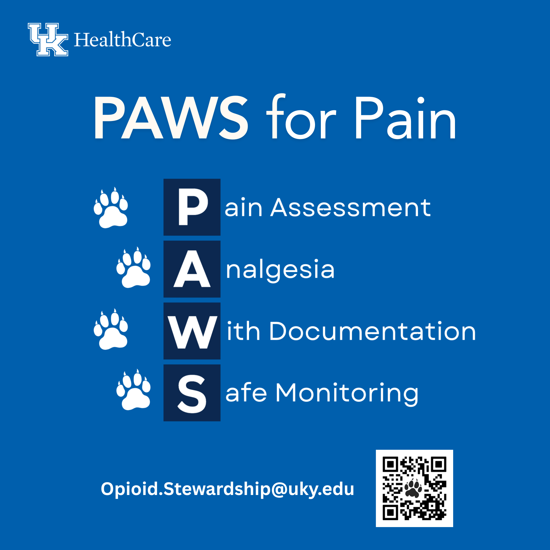 PAWS for Pain graphic