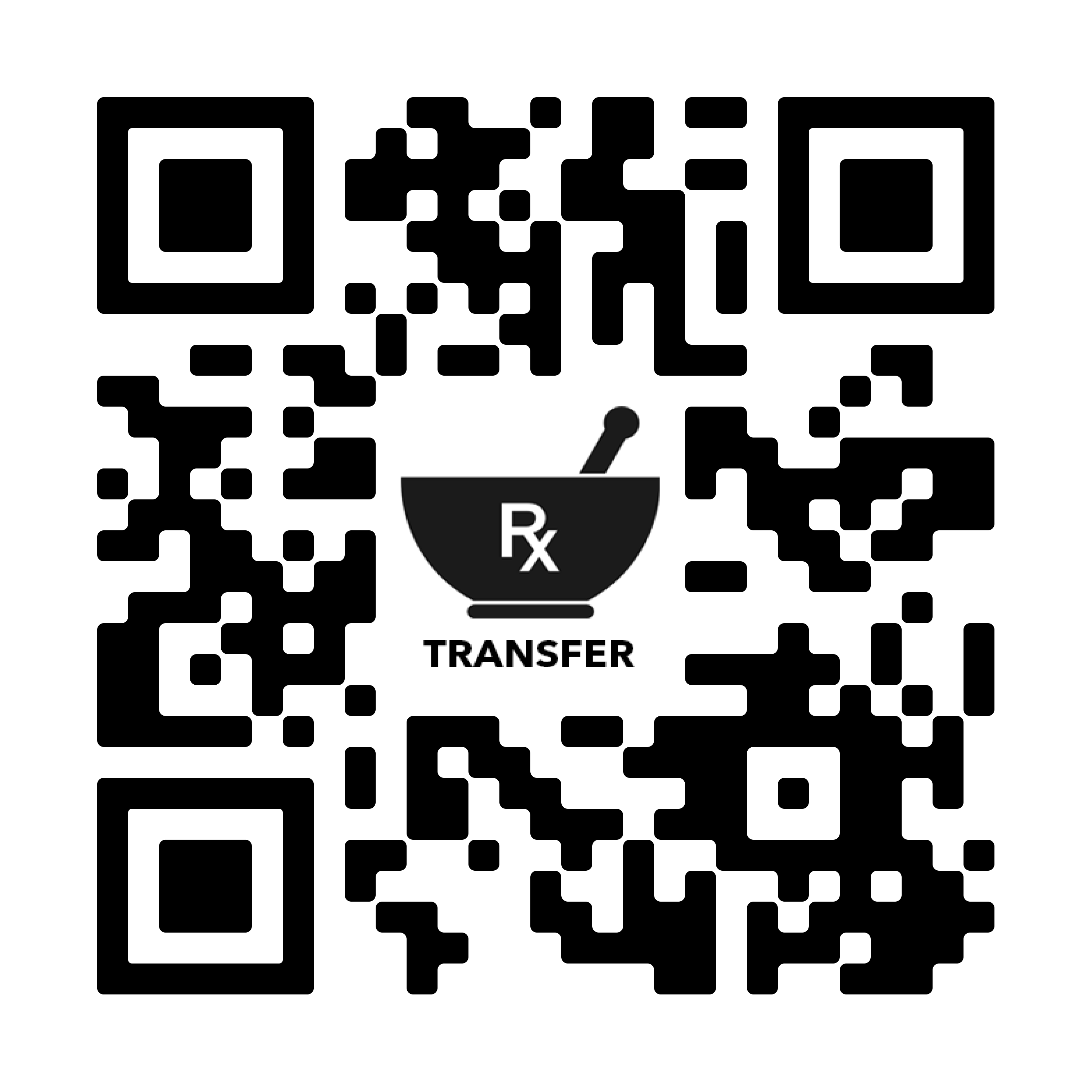QR code linking to transfer portal