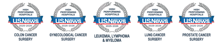 US News and World Report Cancer Specialty procedures and conditions
