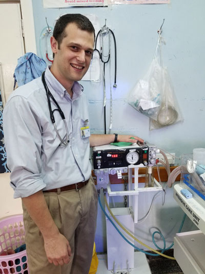 Dr. Clark Seeth at his clinic in Kenya