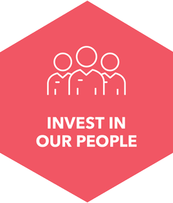 Invest in our people.