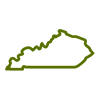 Kentucky state outline icon
