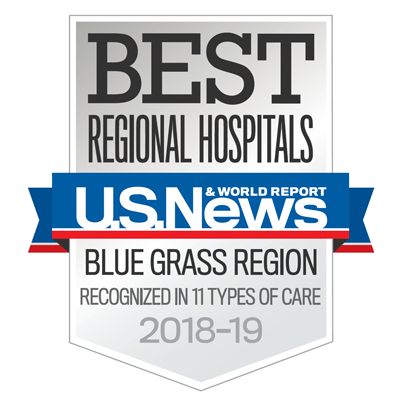 U.S. News & World Report Best Hospitals Bluegrass Region 2018-2019