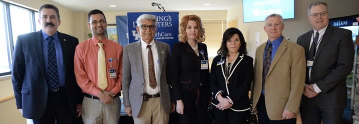 Administrators at announcement of King's Daughters being added to Markey Cancer Center Affiliate Network