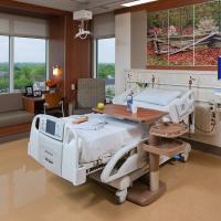 A rendering of a future patient room in the UK HealthCare birthing center