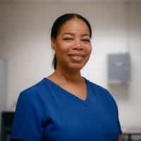 Jasmine Meads, a nurse navigator working in pulmonary care