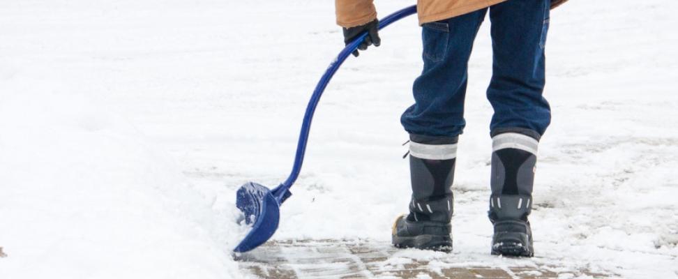 Before you grab the snow shovel, think about your heart