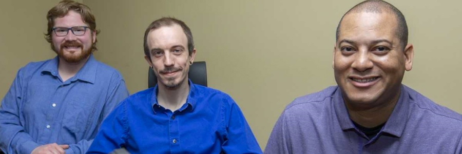 Three members of the patient portal support team.