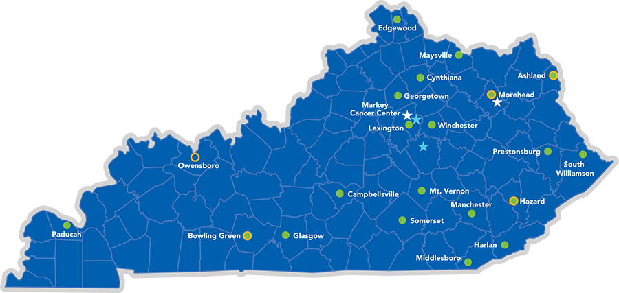 Markey Cancer Center Network - Affiliates and Research Locations