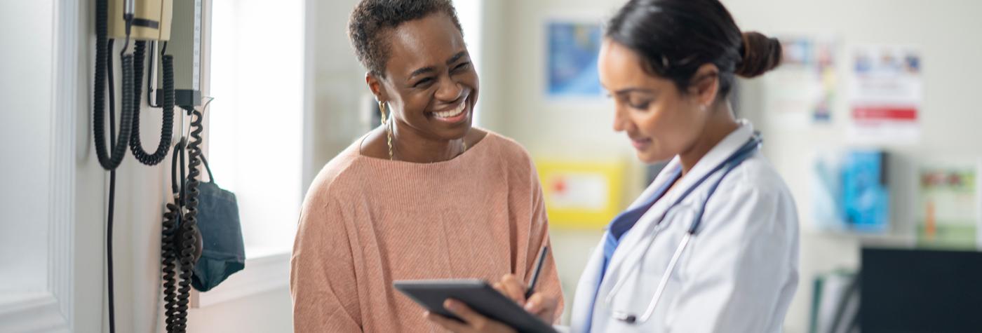 patient and provider talk